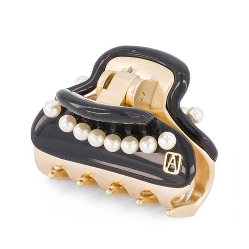 Grampo de Cabelo em forma de Garra Banhado a Ouro e adornado com pérolas - Mercado de Luxo - O Maior E-Commerce de Bens, Produtos e Serviços de Luxo do Brasil.