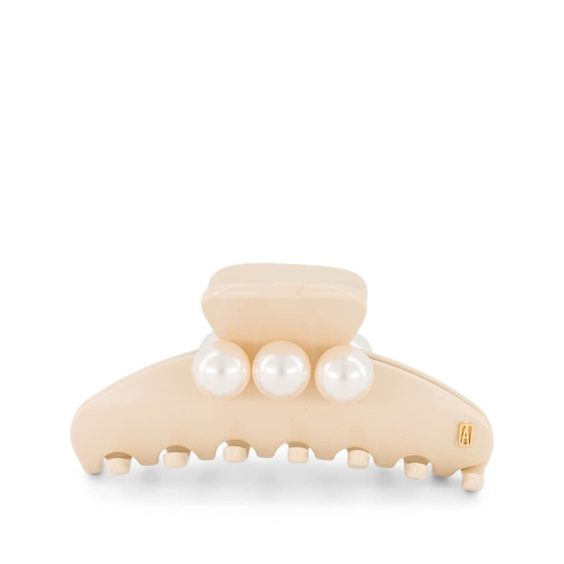 Presilha de Cabelo grande com detalhe de pérola e Garra - Mercado de Luxo - O Maior E-Commerce de Bens, Produtos e Serviços de Luxo do Brasil.