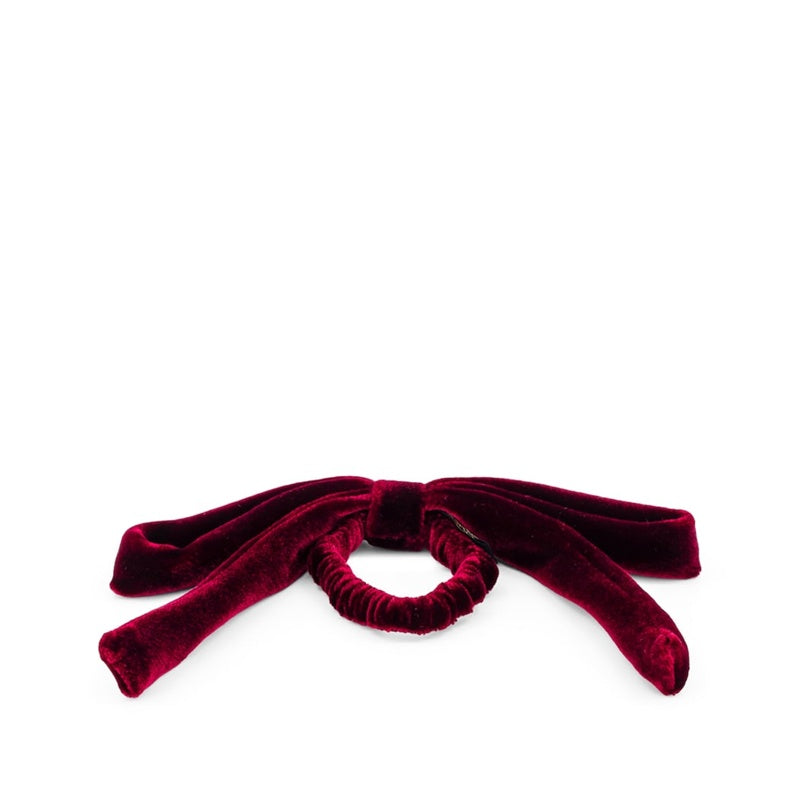 Faixa de Cabelo com laço Lucie atemporal de veludo - Mercado de Luxo - O Maior E-Commerce de Bens, Produtos e Serviços de Luxo do Brasil.