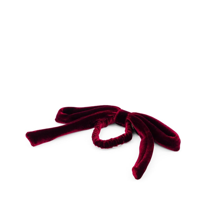 Faixa de Cabelo com laço Lucie atemporal de veludo - Mercado de Luxo - O Maior E-Commerce de Bens, Produtos e Serviços de Luxo do Brasil.