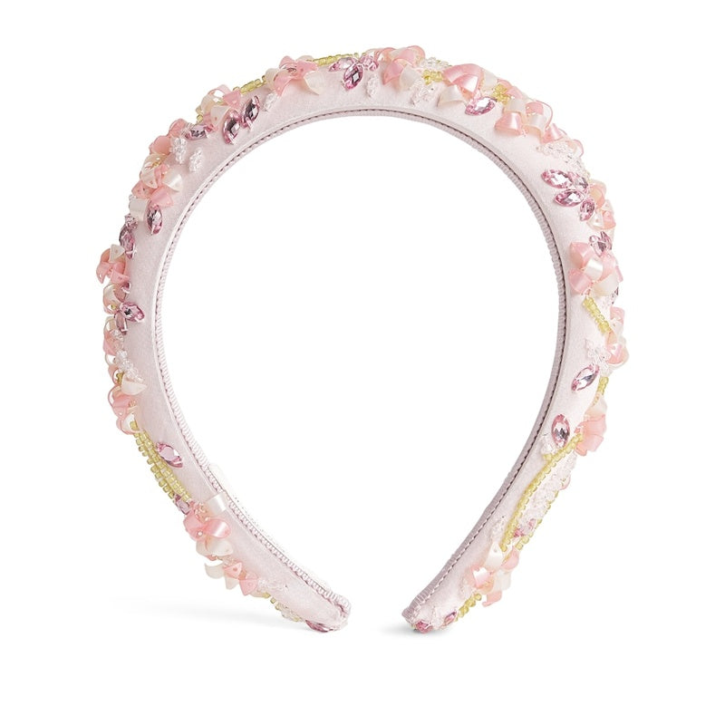 Faixa de cabeça enfeitada com oleandro - Mercado de Luxo - O Maior E-Commerce de Bens, Produtos e Serviços de Luxo do Brasil.