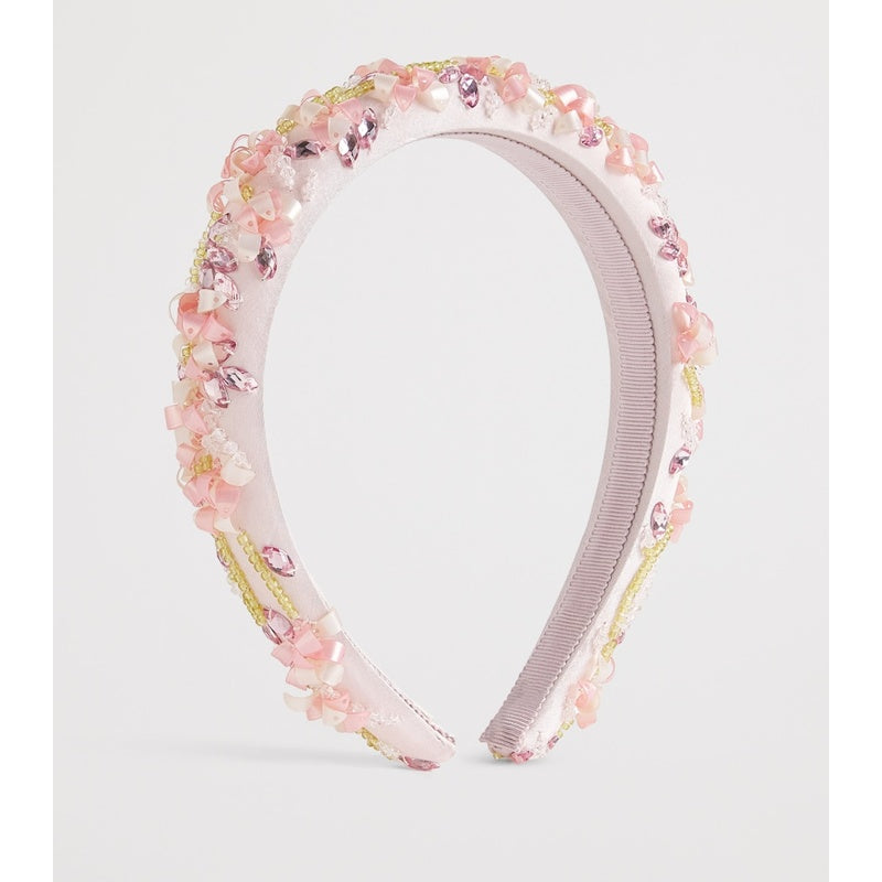 Faixa de cabeça enfeitada com oleandro - Mercado de Luxo - O Maior E-Commerce de Bens, Produtos e Serviços de Luxo do Brasil.