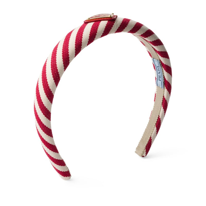 Faixa de cabeça listrada de algodão - Mercado de Luxo - O Maior E-Commerce de Bens, Produtos e Serviços de Luxo do Brasil.