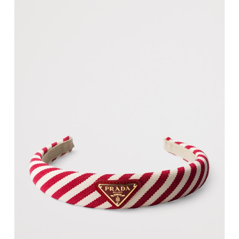 Faixa de cabeça listrada de algodão - Mercado de Luxo - O Maior E-Commerce de Bens, Produtos e Serviços de Luxo do Brasil.