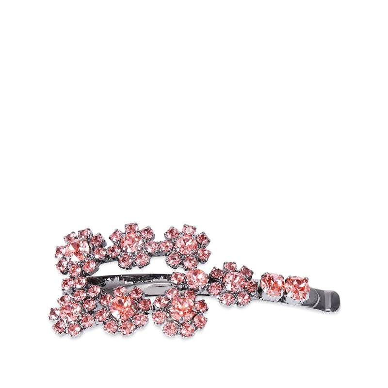 Presilha de Cabelo em formato de flor com Cristais - Mercado de Luxo - O Maior E-Commerce de Bens, Produtos e Serviços de Luxo do Brasil.