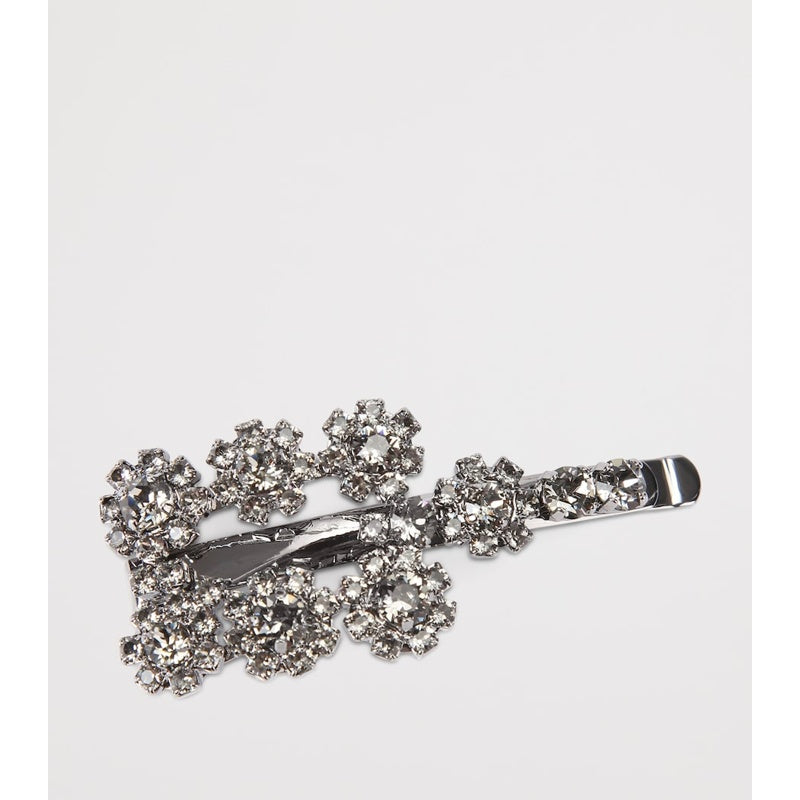 Presilha de Cabelo em formato de flor com Cristais - Mercado de Luxo - O Maior E-Commerce de Bens, Produtos e Serviços de Luxo do Brasil.