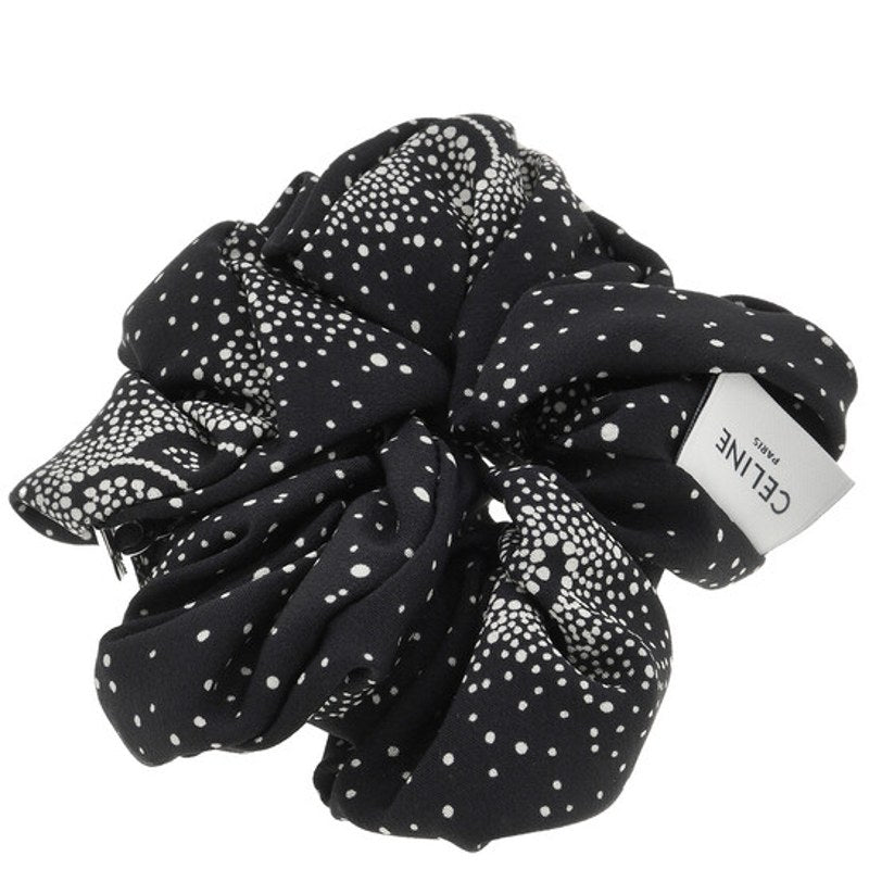 Scrunchie Rayure em Preto/Prata - Mercado de Luxo - O Maior E-Commerce de Bens, Produtos e Serviços de Luxo do Brasil.