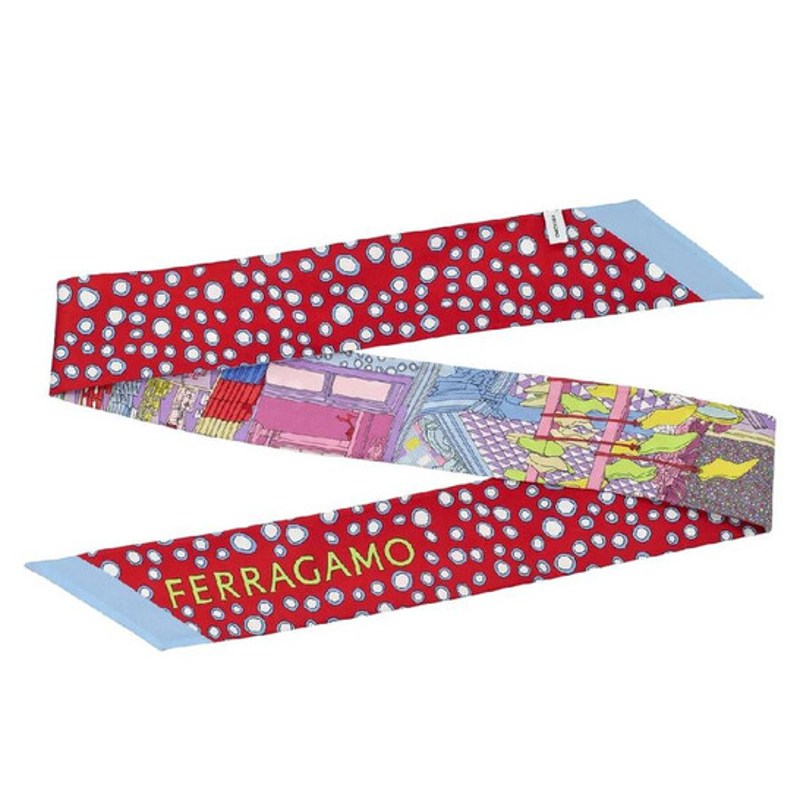 Faixa para Cabelo Mini Bandeau de Seda com Estampa Atelier - Mercado de Luxo - O Maior E-Commerce de Bens, Produtos e Serviços de Luxo do Brasil.