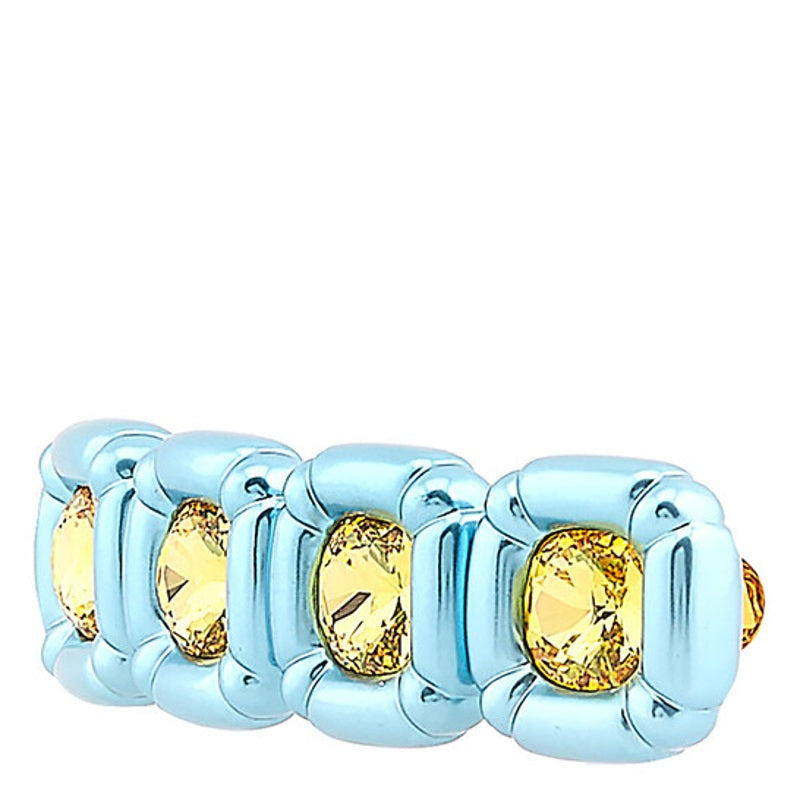 Presilha de Cabelo Dulcis Blue Cushion Cut - Mercado de Luxo - O Maior E-Commerce de Bens, Produtos e Serviços de Luxo do Brasil.