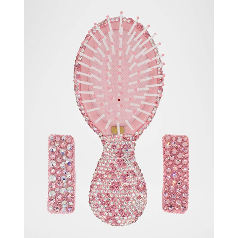 Conjunto de pincéis e clipes de viagem com strass para meninas - Mercado de Luxo - O Maior E-Commerce de Bens, Produtos e Serviços de Luxo do Brasil.