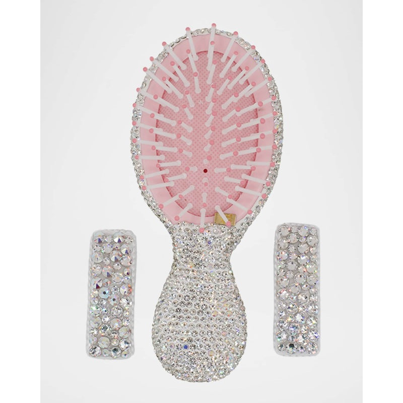 Conjunto de pincéis e clipes de viagem com strass para meninas - Mercado de Luxo - O Maior E-Commerce de Bens, Produtos e Serviços de Luxo do Brasil.