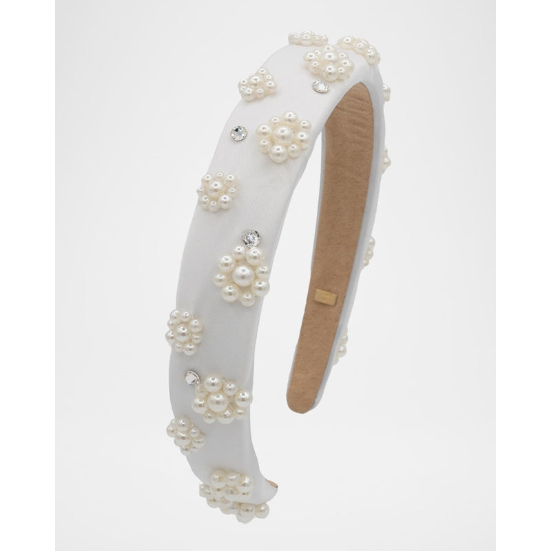 Faixa de cabeça de flor de cetim para menina - Mercado de Luxo - O Maior E-Commerce de Bens, Produtos e Serviços de Luxo do Brasil.