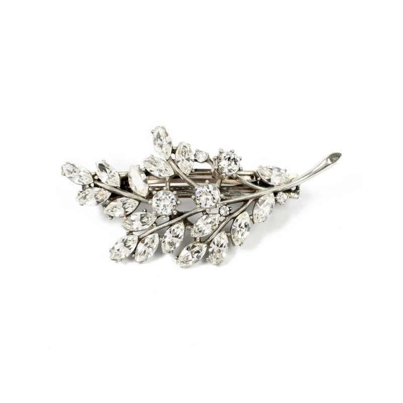 Presilha de Cabelo Crystal Leaf - Mercado de Luxo - O Maior E-Commerce de Bens, Produtos e Serviços de Luxo do Brasil.