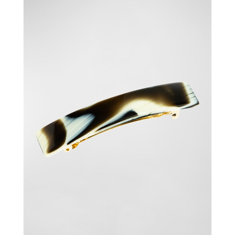 Presilha retangular clássica com padrão de chifre - Mercado de Luxo - O Maior E-Commerce de Bens, Produtos e Serviços de Luxo do Brasil.