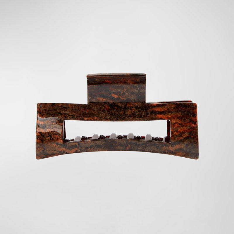 Grampo de Cabelo retangular grande com recorte - Mercado de Luxo - O Maior E-Commerce de Bens, Produtos e Serviços de Luxo do Brasil.