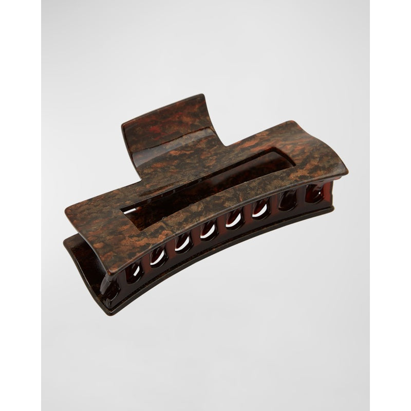 Grampo de Cabelo retangular grande com recorte - Mercado de Luxo - O Maior E-Commerce de Bens, Produtos e Serviços de Luxo do Brasil.