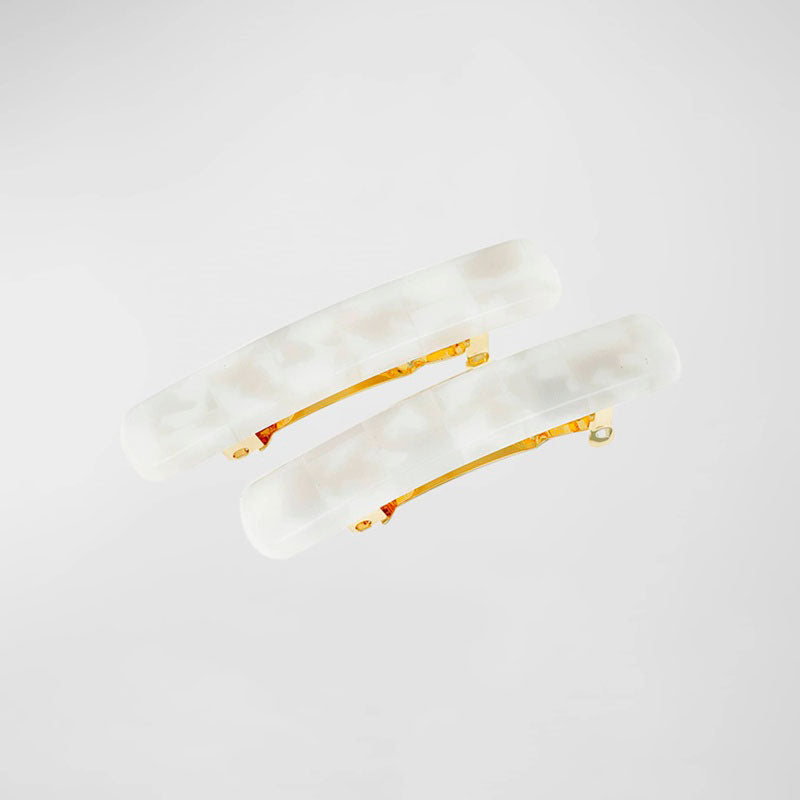 Par de mini presilhas retangulares - Mercado de Luxo - O Maior E-Commerce de Bens, Produtos e Serviços de Luxo do Brasil.