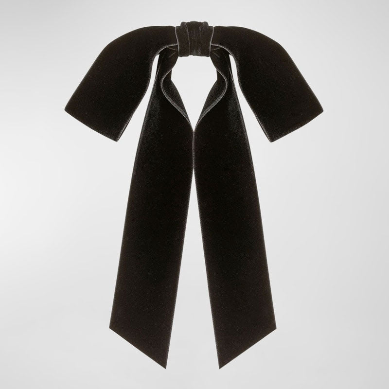 Presilha de veludo Adley com laço - Mercado de Luxo - O Maior E-Commerce de Bens, Produtos e Serviços de Luxo do Brasil.