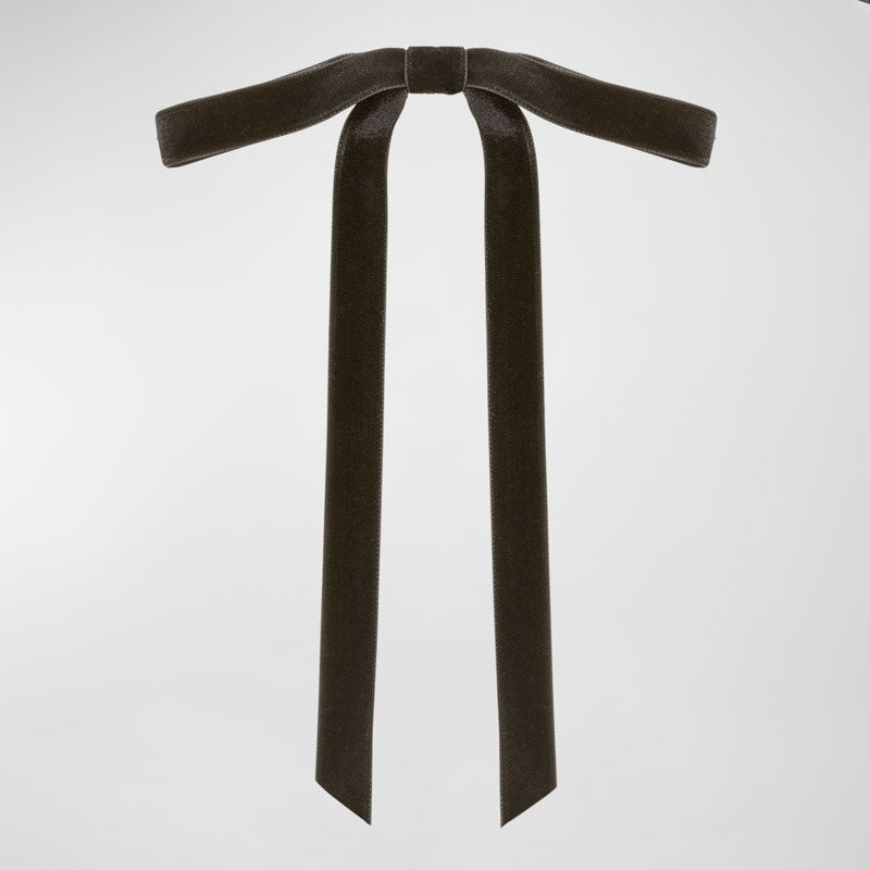 Presilha de laço de veludo Aida - Mercado de Luxo - O Maior E-Commerce de Bens, Produtos e Serviços de Luxo do Brasil.