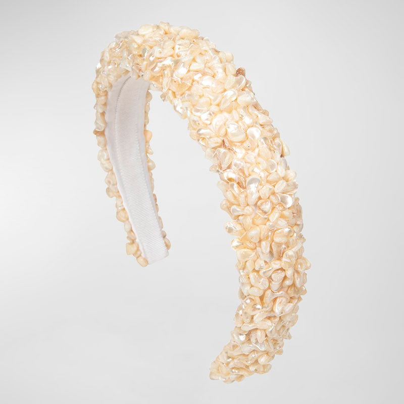 Faixa de cabeça perolada Delmar - Mercado de Luxo - O Maior E-Commerce de Bens, Produtos e Serviços de Luxo do Brasil.