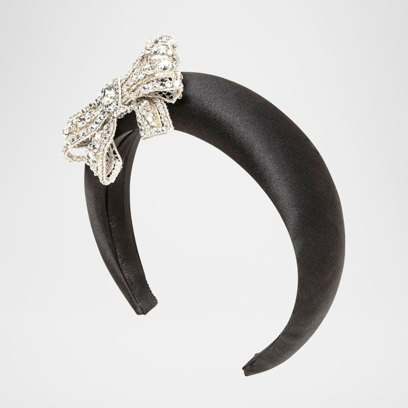 Faixa de cabeça com laço Gracelyn - Mercado de Luxo - O Maior E-Commerce de Bens, Produtos e Serviços de Luxo do Brasil.
