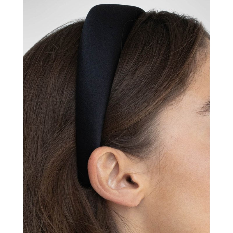 Faixa de cabeça acolchoada de cetim Kate - Mercado de Luxo - O Maior E-Commerce de Bens, Produtos e Serviços de Luxo do Brasil.