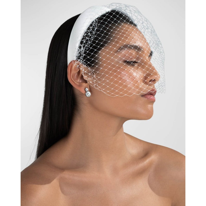 Faixa de cabeça de cetim Kate Voilette - Mercado de Luxo - O Maior E-Commerce de Bens, Produtos e Serviços de Luxo do Brasil.