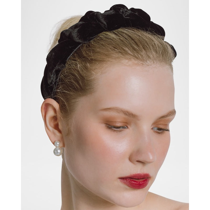 Faixa de cabeça de veludo Lia Knot - Mercado de Luxo - O Maior E-Commerce de Bens, Produtos e Serviços de Luxo do Brasil.