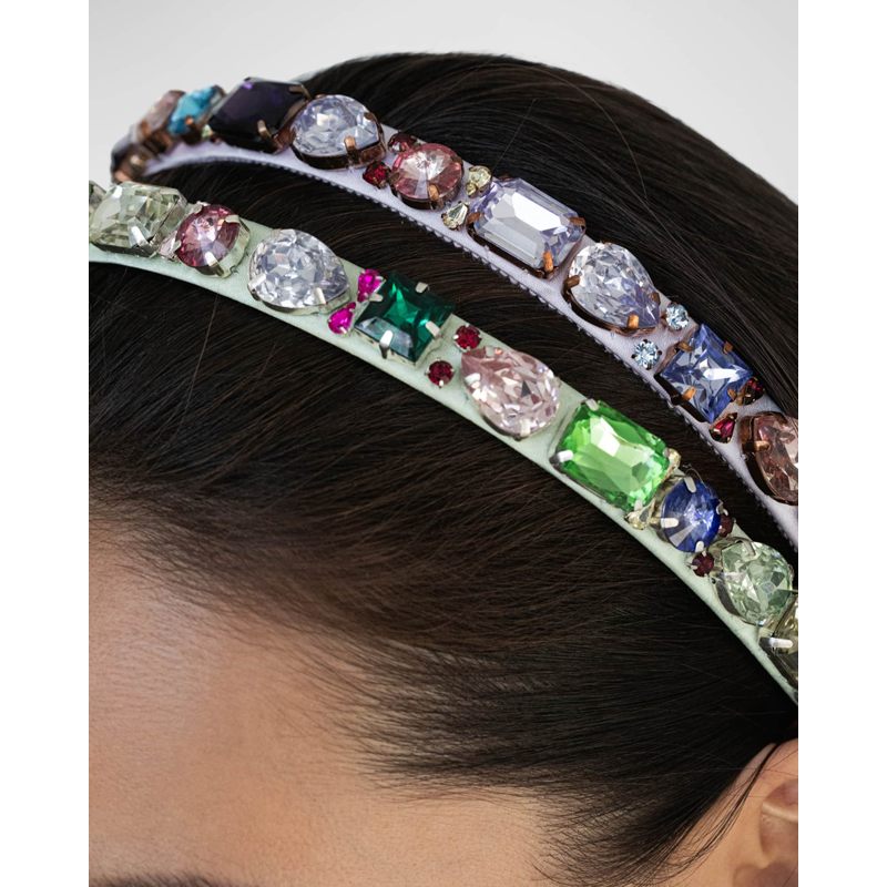 Faixa de cabeça embelezada Lucia - Mercado de Luxo - O Maior E-Commerce de Bens, Produtos e Serviços de Luxo do Brasil.