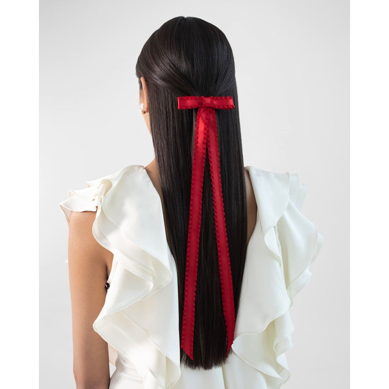 Presilha de Cabelo com laço plissado Mabel - Mercado de Luxo - O Maior E-Commerce de Bens, Produtos e Serviços de Luxo do Brasil.