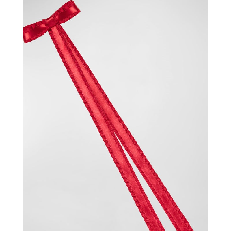 Presilha de Cabelo com laço plissado Mabel - Mercado de Luxo - O Maior E-Commerce de Bens, Produtos e Serviços de Luxo do Brasil.