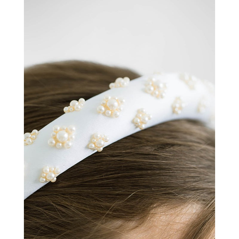 Faixa de cabeça acolchoada perolada Margot - Mercado de Luxo - O Maior E-Commerce de Bens, Produtos e Serviços de Luxo do Brasil.