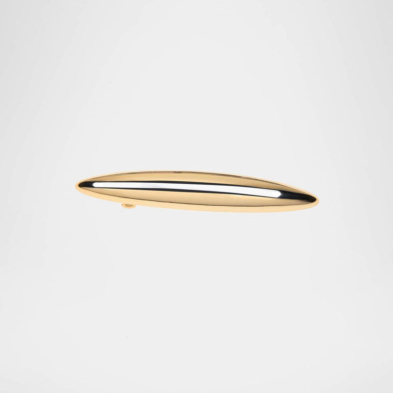 Grampo Mirna Banhado a Ouro 18k - Mercado de Luxo - O Maior E-Commerce de Bens, Produtos e Serviços de Luxo do Brasil.