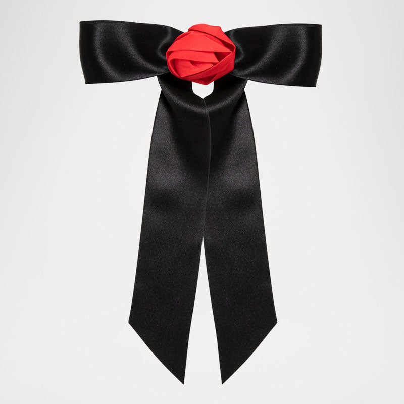 Presilha de laço de roseta de seda - Mercado de Luxo - O Maior E-Commerce de Bens, Produtos e Serviços de Luxo do Brasil.