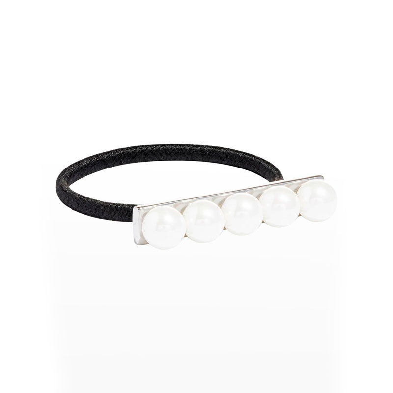 Presilha para rabo de cavalo com barra perolada - Mercado de Luxo - O Maior E-Commerce de Bens, Produtos e Serviços de Luxo do Brasil.