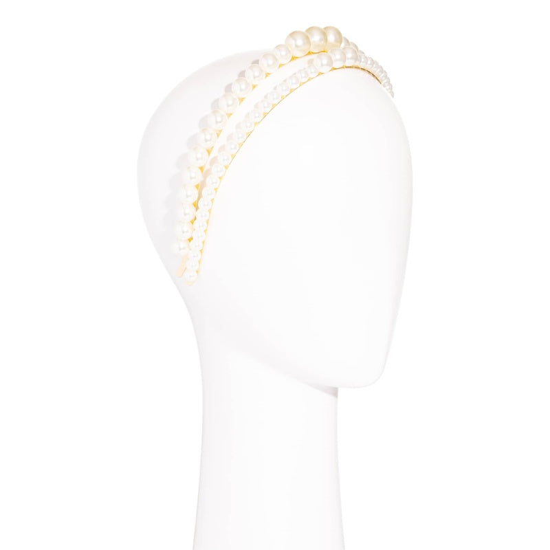 Scrunchies com nó brilhante e pingente perolado conjunto 2 unid - Mercado de Luxo - O Maior E-Commerce de Bens, Produtos e Serviços de Luxo do Brasil.