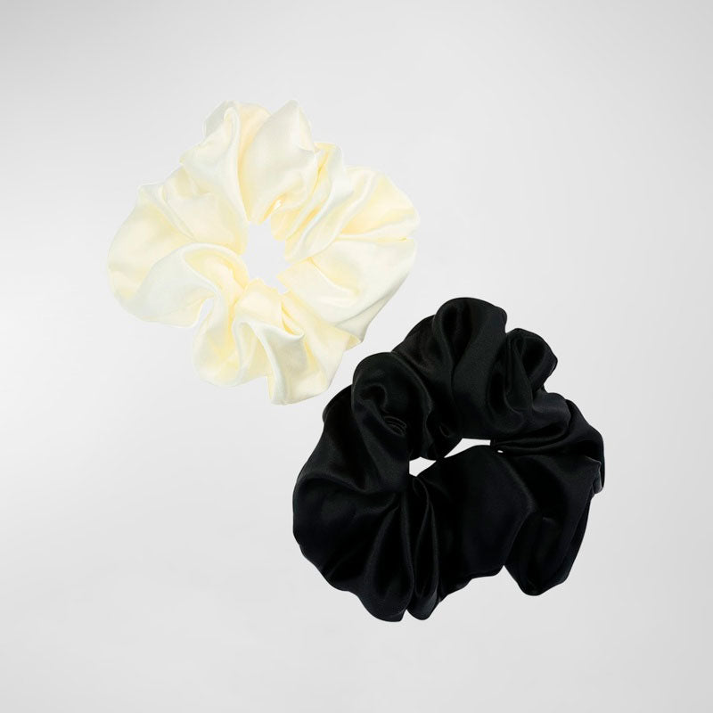 Scrunchie de rabo de cavalo de seda  conjunto 2 unid - Mercado de Luxo - O Maior E-Commerce de Bens, Produtos e Serviços de Luxo do Brasil.