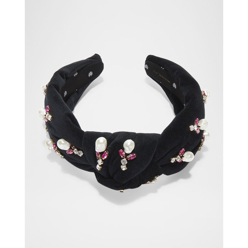 Scrunchies com nó brilhante e pingente perolado conjunto 2 unid - Mercado de Luxo - O Maior E-Commerce de Bens, Produtos e Serviços de Luxo do Brasil.