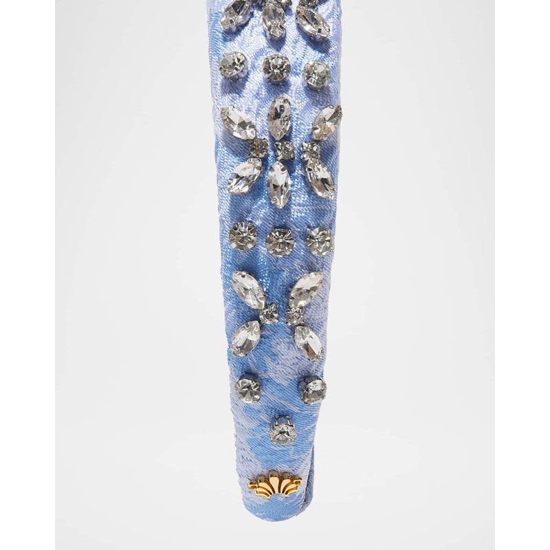 Faixa de cabeça de brocado de cristal Alice - Mercado de Luxo - O Maior E-Commerce de Bens, Produtos e Serviços de Luxo do Brasil.