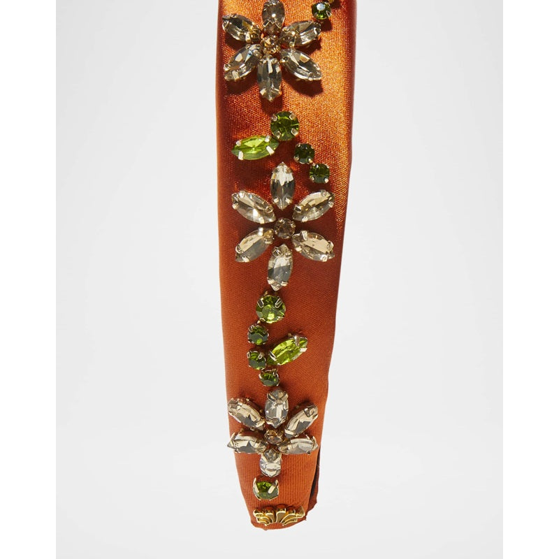 Faixa de cabeça com flores de cristal Alice Garden - Mercado de Luxo - O Maior E-Commerce de Bens, Produtos e Serviços de Luxo do Brasil.