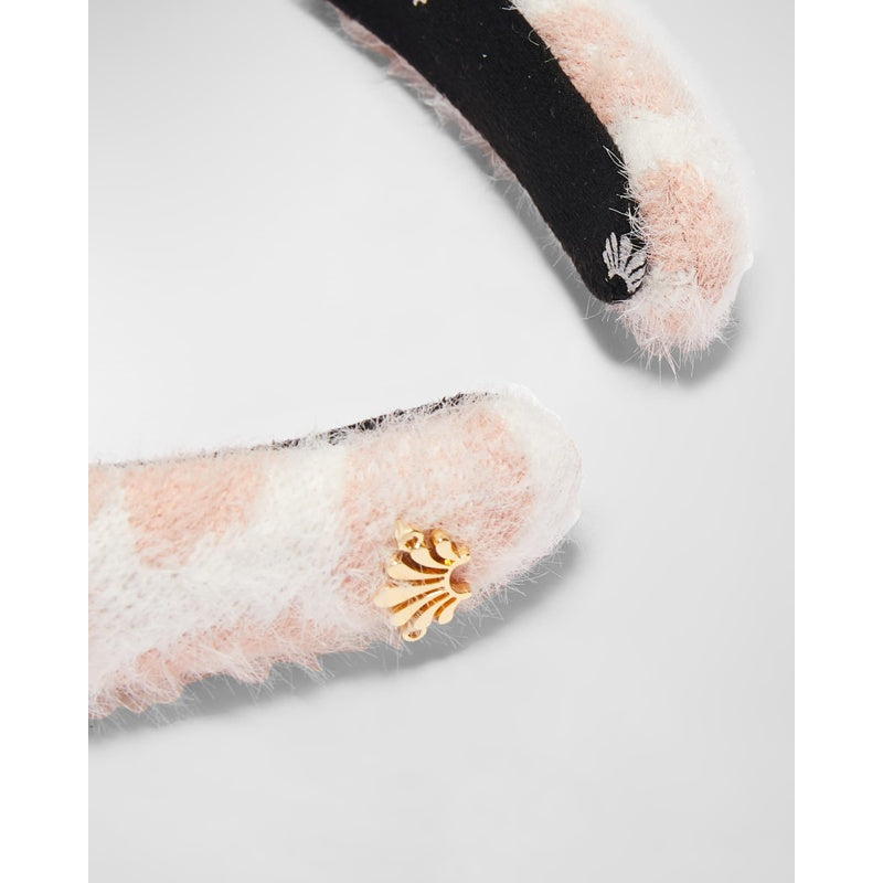 Faixa de cabeça de malha de leopardo Alice - Mercado de Luxo - O Maior E-Commerce de Bens, Produtos e Serviços de Luxo do Brasil.