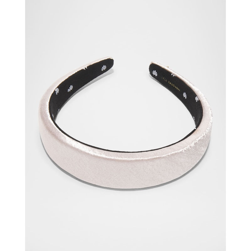 Faixa de cabeça acolchoada de cetim Alice - Mercado de Luxo - O Maior E-Commerce de Bens, Produtos e Serviços de Luxo do Brasil.