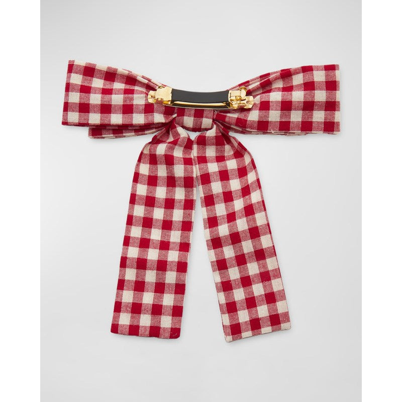 Presilha de laço xadrez Antoinette - Mercado de Luxo - O Maior E-Commerce de Bens, Produtos e Serviços de Luxo do Brasil.