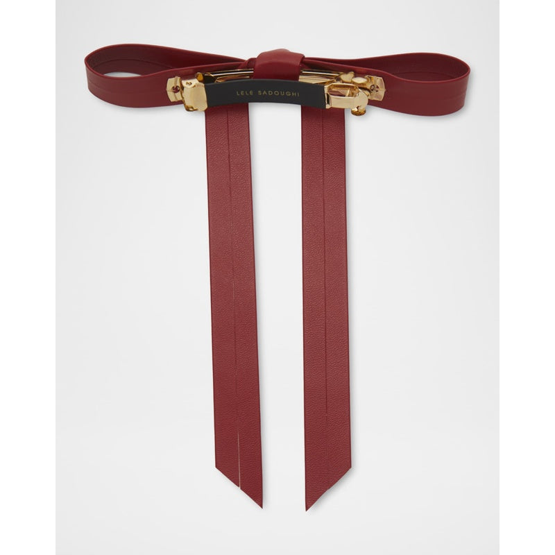 Presilha de couro sintético Bardot com laço - Mercado de Luxo - O Maior E-Commerce de Bens, Produtos e Serviços de Luxo do Brasil.