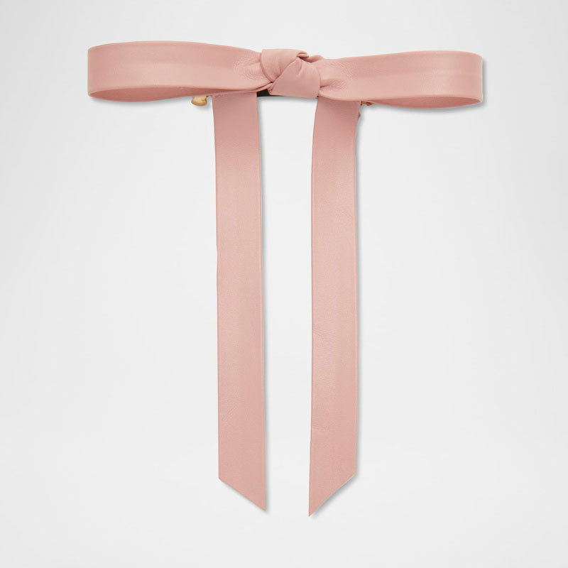 Presilha de couro sintético Bardot com laço - Mercado de Luxo - O Maior E-Commerce de Bens, Produtos e Serviços de Luxo do Brasil.