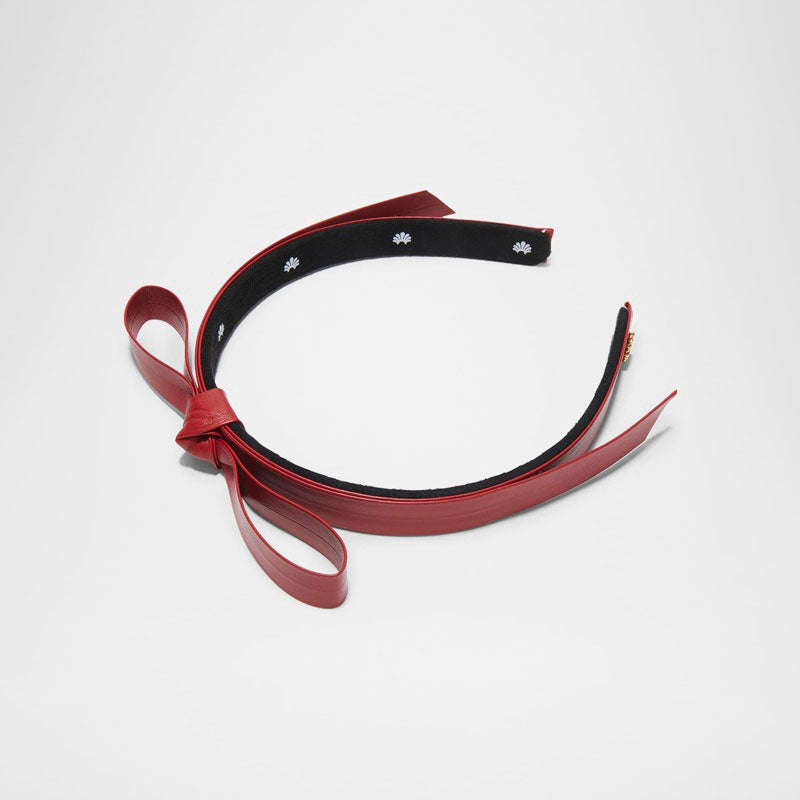 Faixa de cabeça de couro sintético Bardot - Mercado de Luxo - O Maior E-Commerce de Bens, Produtos e Serviços de Luxo do Brasil.