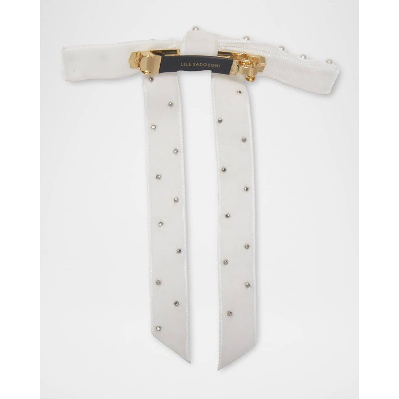 Presilha de laço com pérolas Bardot - Mercado de Luxo - O Maior E-Commerce de Bens, Produtos e Serviços de Luxo do Brasil.