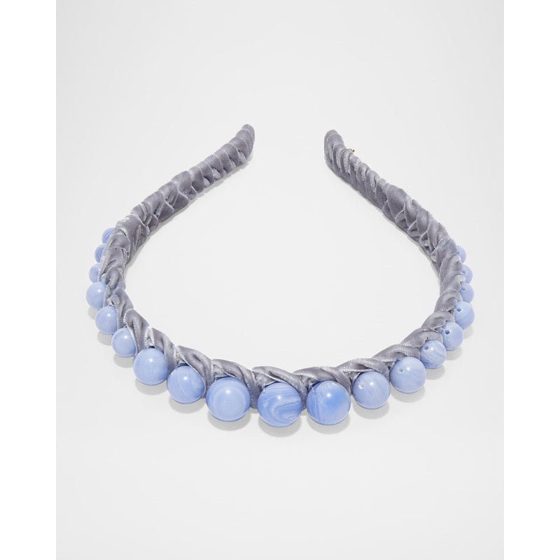 Faixa de cabeça fina com miçangas - Mercado de Luxo - O Maior E-Commerce de Bens, Produtos e Serviços de Luxo do Brasil.