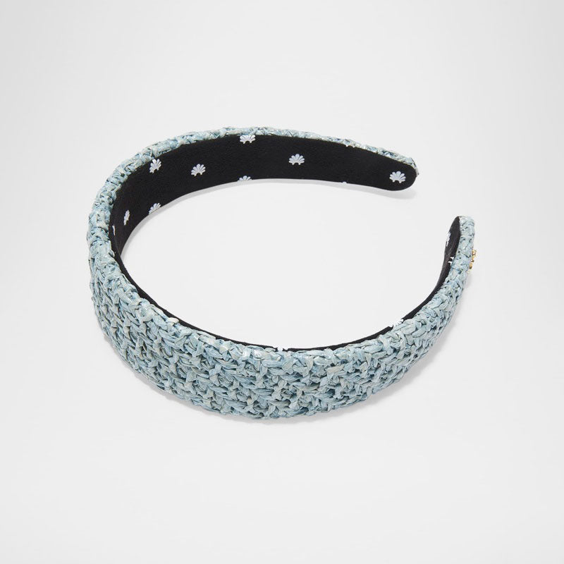 Faixa de cabeça de ráfia Bessette - Mercado de Luxo - O Maior E-Commerce de Bens, Produtos e Serviços de Luxo do Brasil.