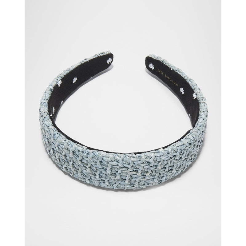 Faixa de cabeça de ráfia Bessette - Mercado de Luxo - O Maior E-Commerce de Bens, Produtos e Serviços de Luxo do Brasil.